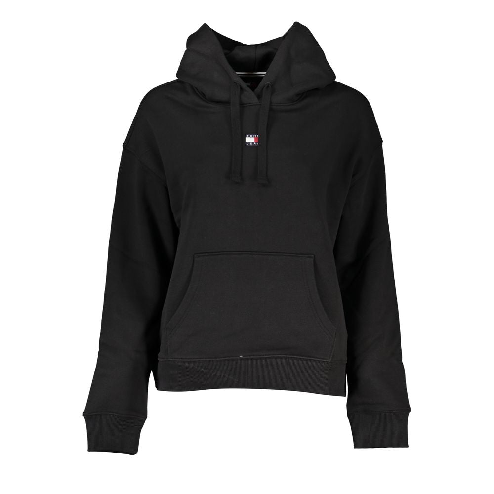 Tommy Hilfiger Schwarzer Damen-Strickpullover aus Baumwolle