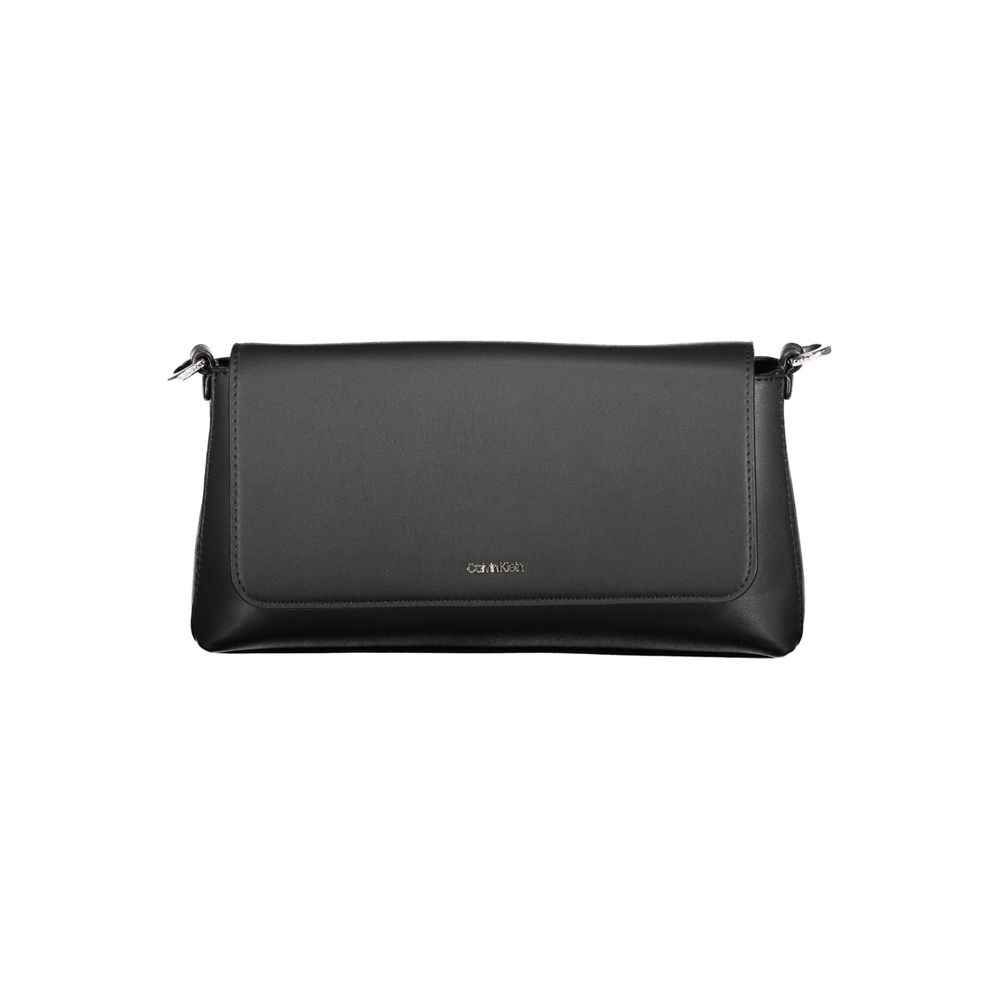 Calvin Klein Schwarze Damen-Handtasche aus Polyester