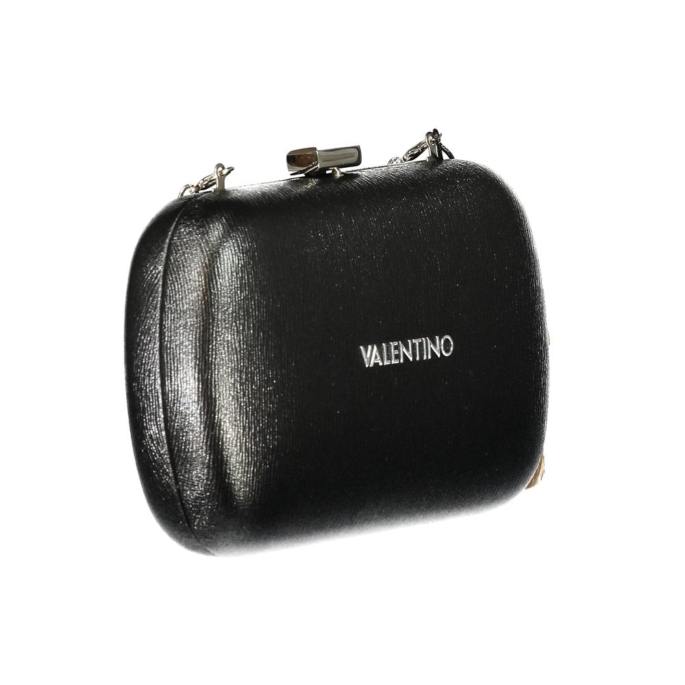 Mario Valentino Schwarze Damen-Handtasche aus Polyurethan