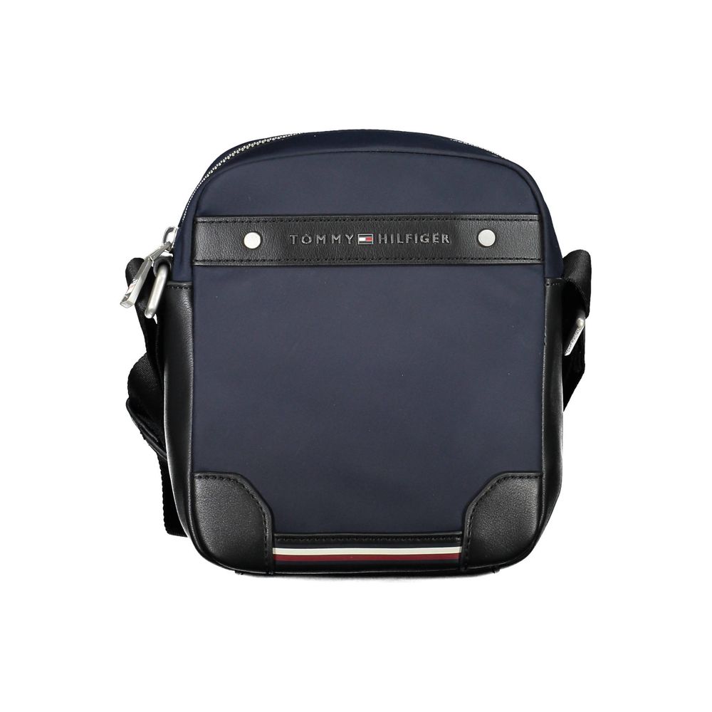 Tommy Hilfiger Blaue Schultertasche aus Polyester