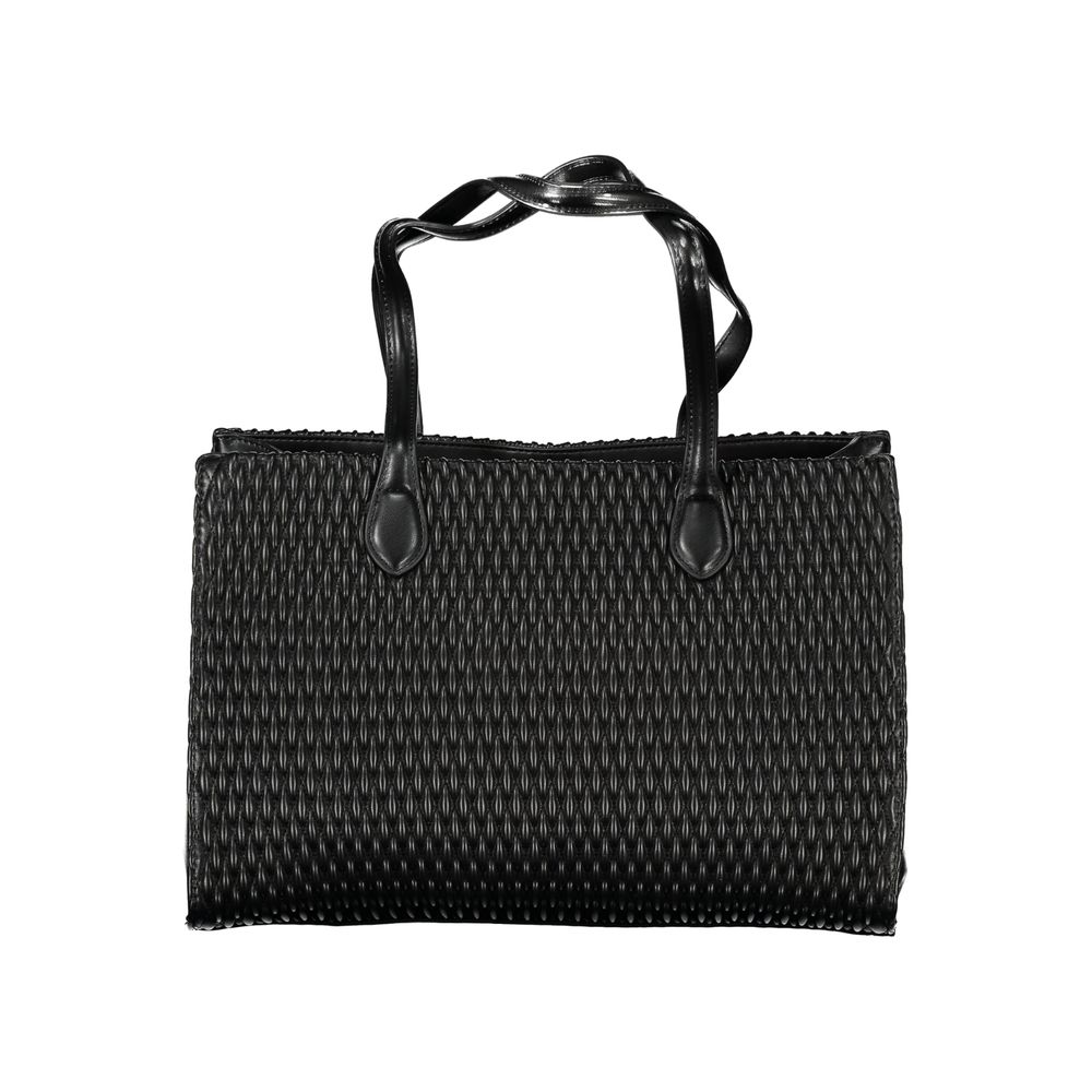 Mario Valentino Schwarze Schultertasche aus Polyurethan für Damen