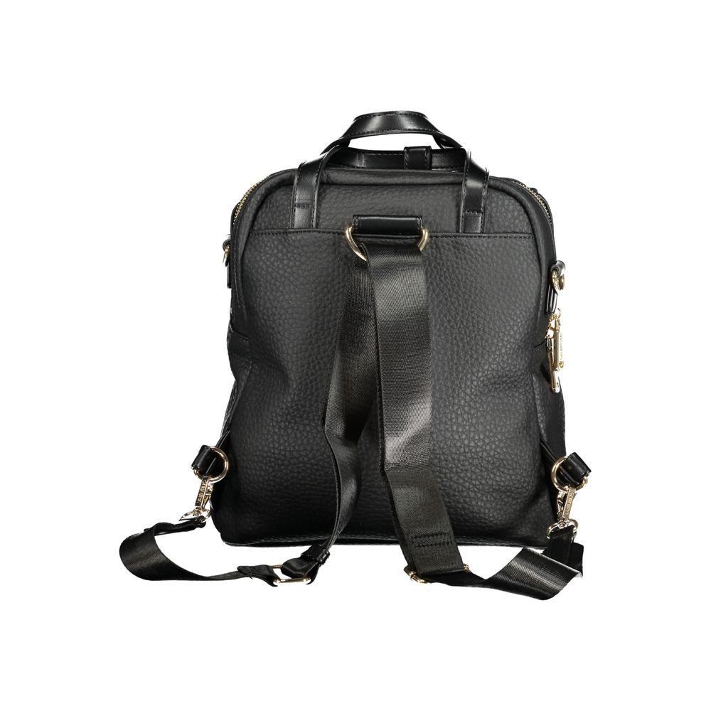 Mario Valentino Schwarzer Rucksack aus Polyethylen