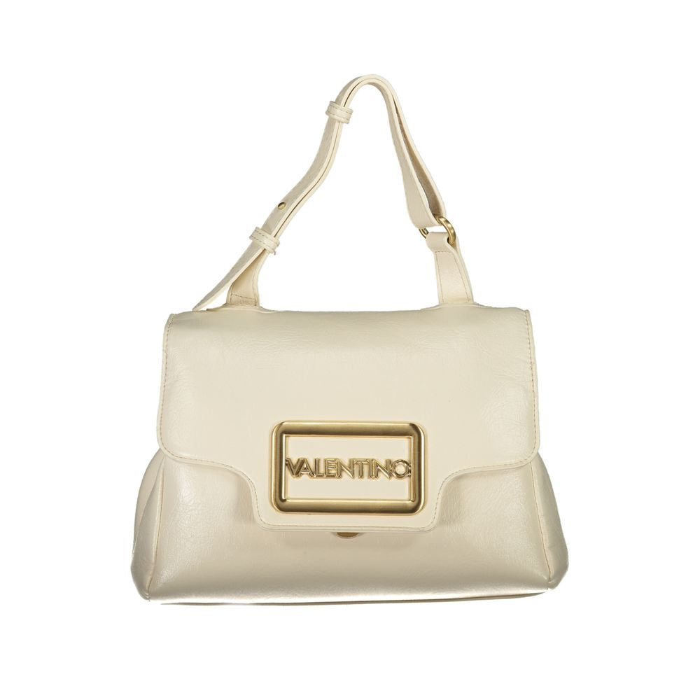 Mario Valentino Damen-Handtasche aus beigem Polyurethan