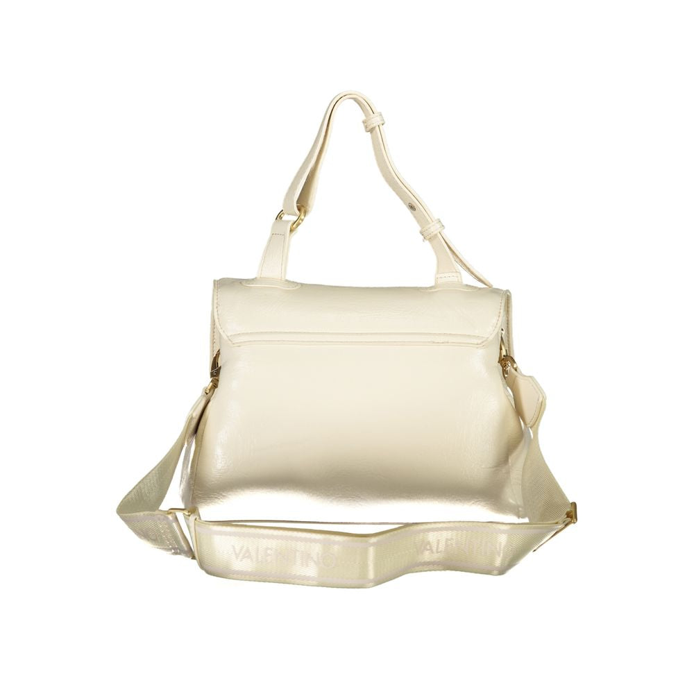 Mario Valentino Damen-Handtasche aus beigem Polyurethan