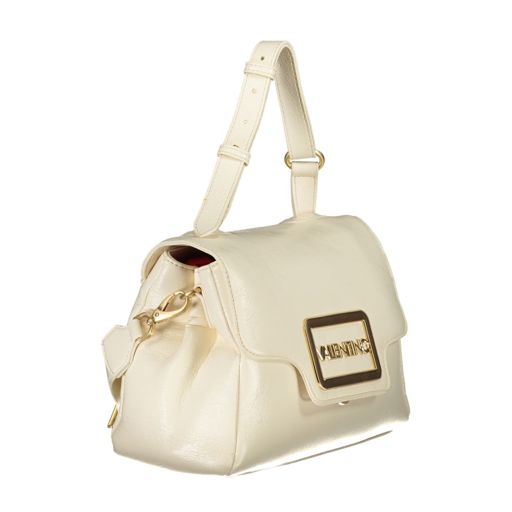Mario Valentino Damen-Handtasche aus beigem Polyurethan