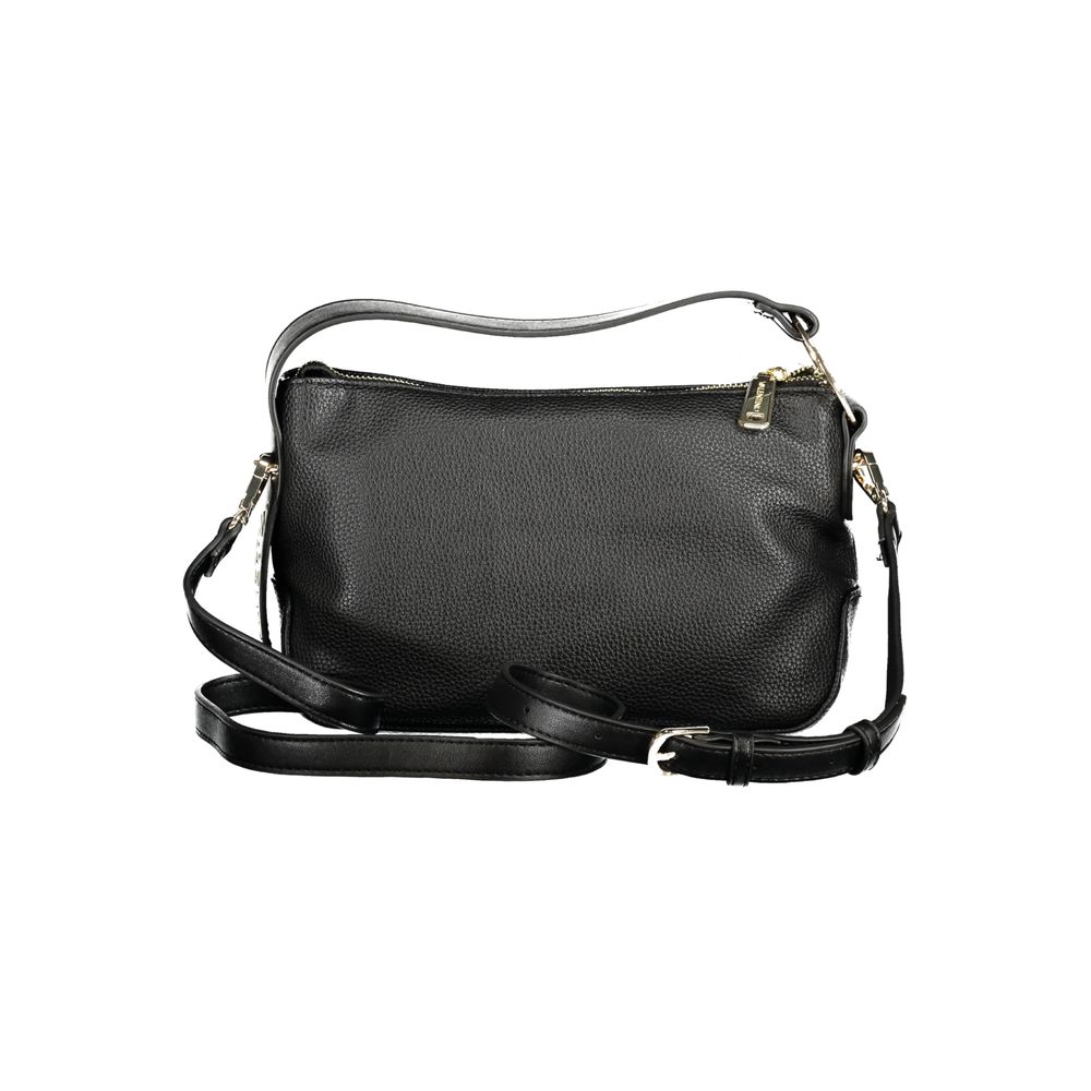 Mario Valentino Schwarze Damen-Handtasche aus Polyurethan