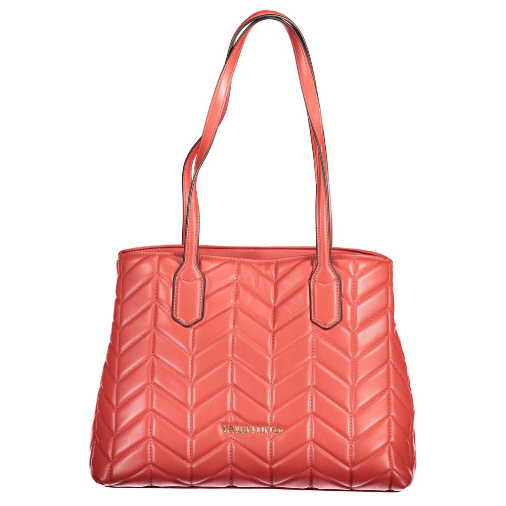 Mario Valentino Damenhandtasche aus rotem Polyurethan