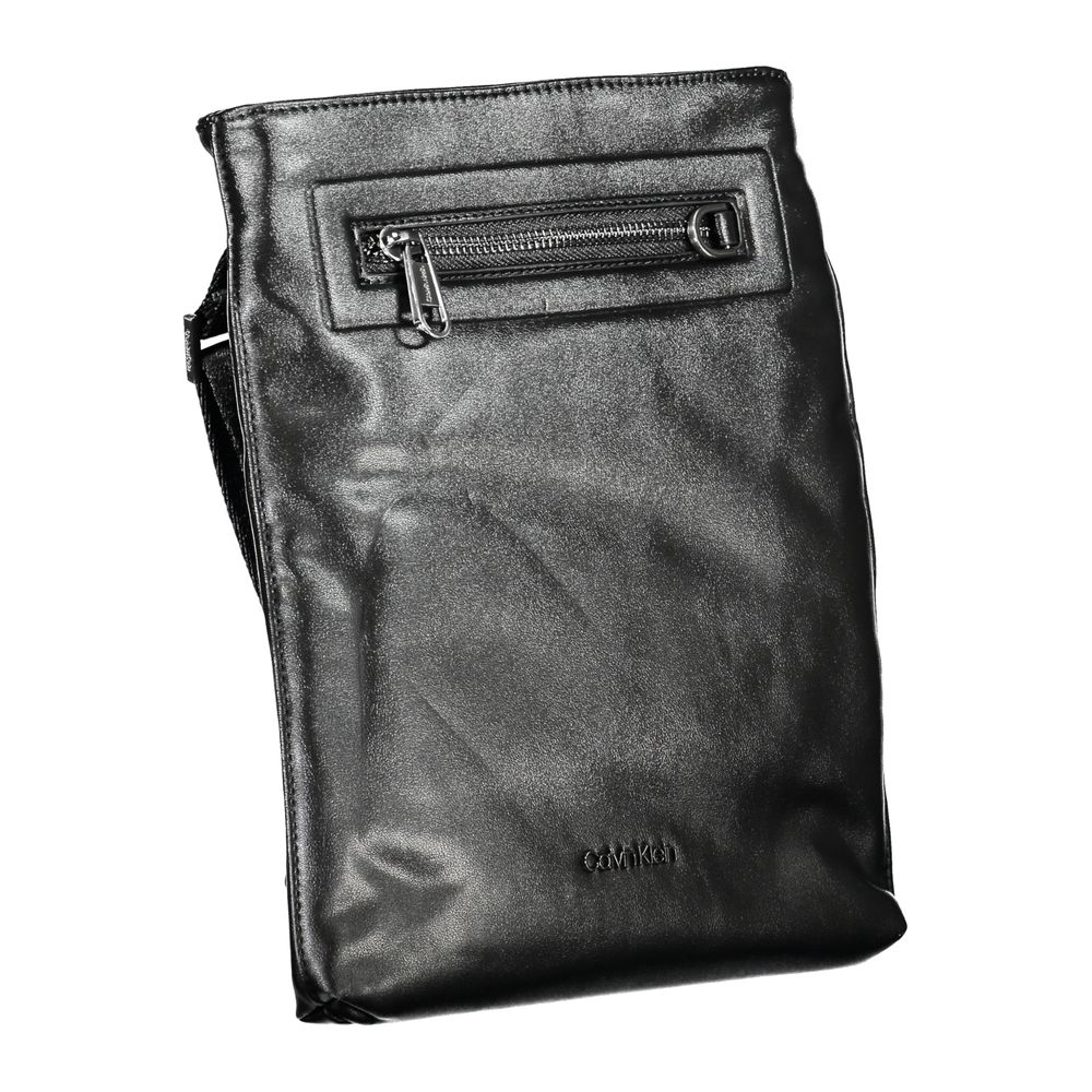 Calvin Klein Schwarze Polyester-Umhängetasche