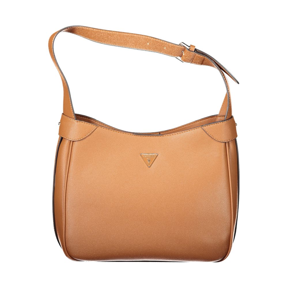 Guess Jeans Braune Handtasche aus Polyethylen