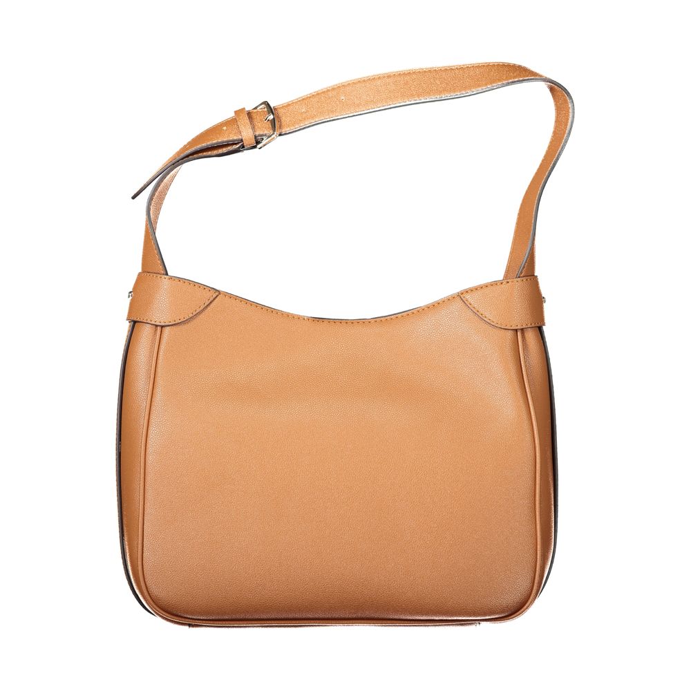 Guess Jeans Braune Handtasche aus Polyethylen