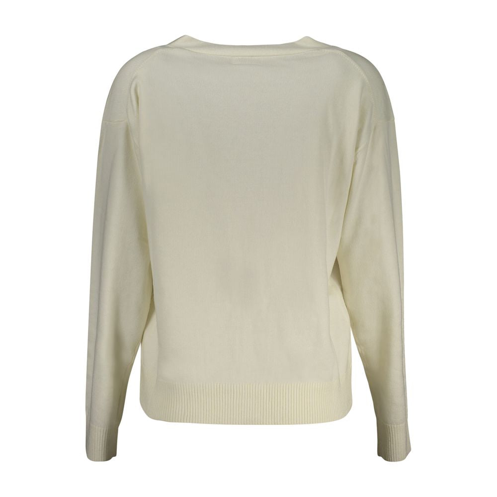 Guess Jeans Weißer Polyester-Pullover