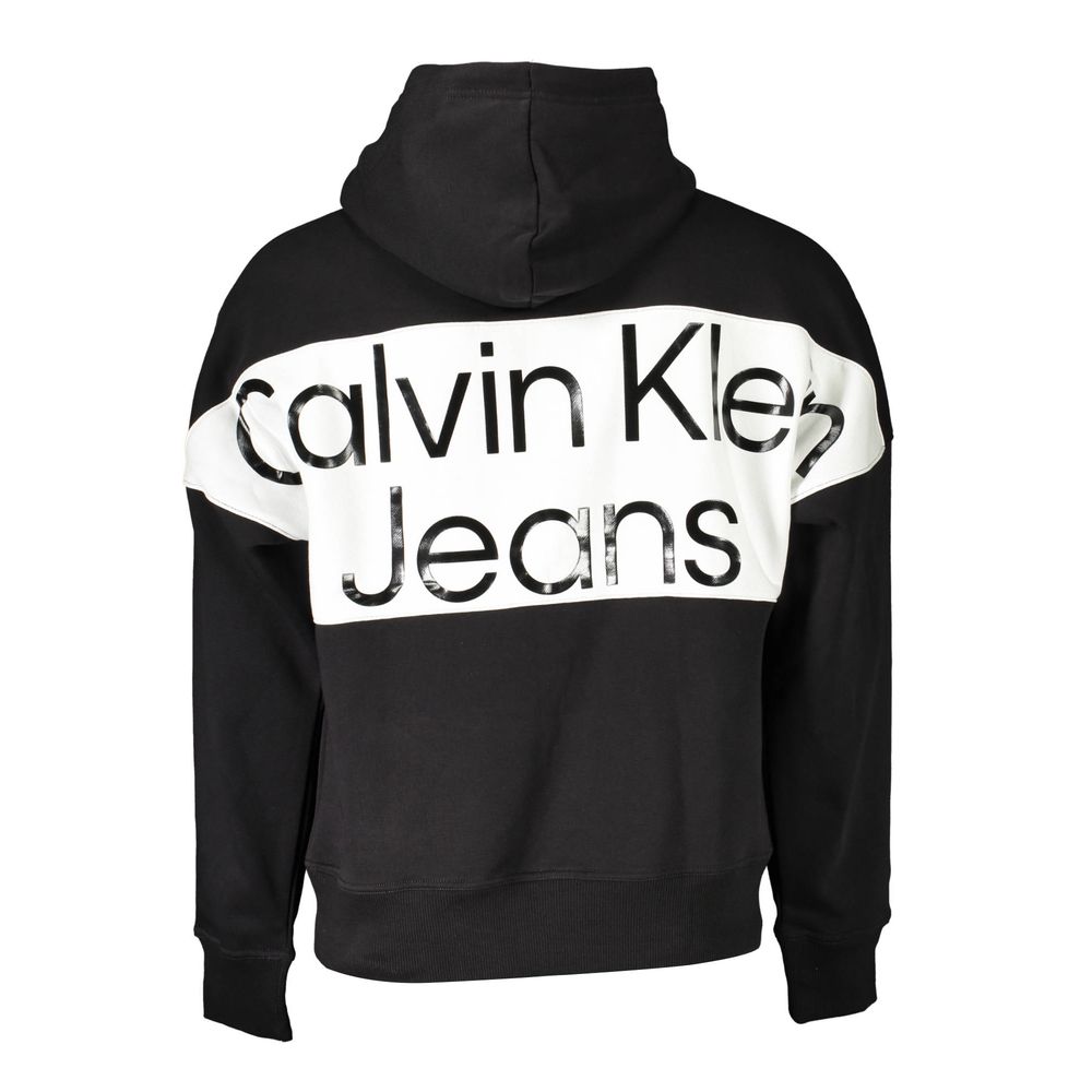 Calvin Klein Schwarzer Baumwoll-Herren-Sweatshirt