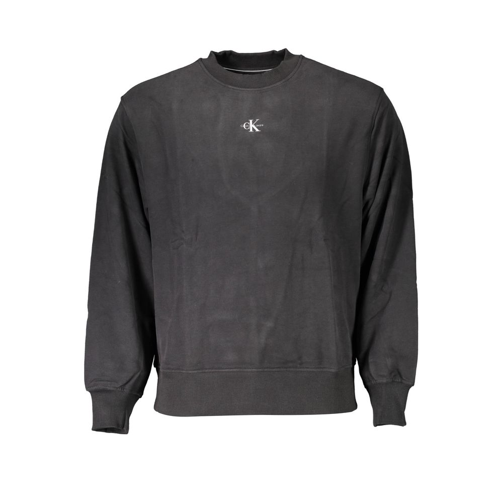 Calvin Klein Schwarzer Baumwoll-Herren-Sweatshirt