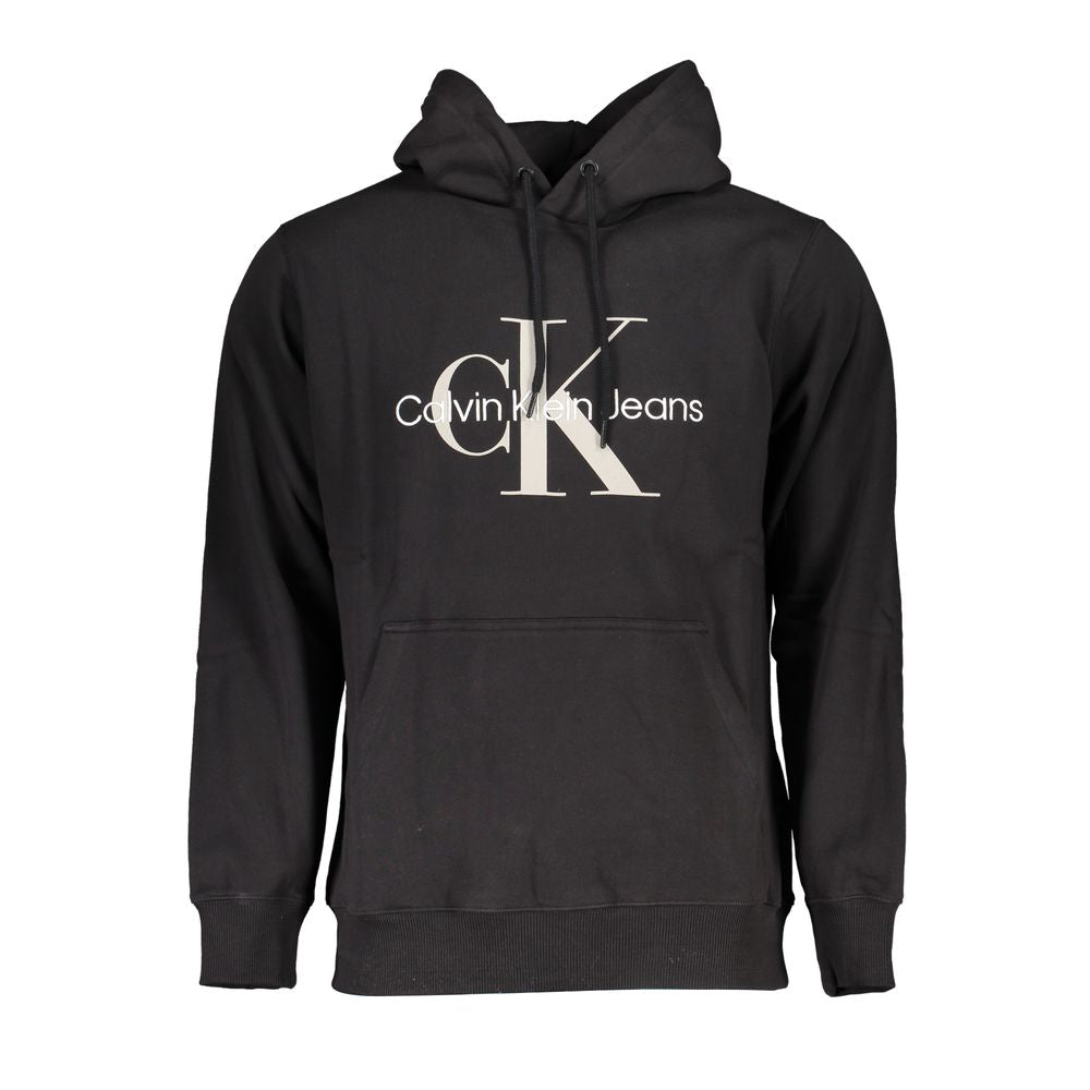 Calvin Klein Schwarzer Baumwoll-Herren-Sweatshirt