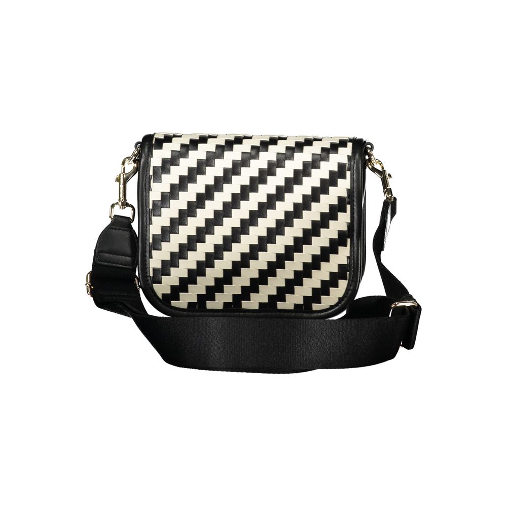 Tommy Hilfiger Schwarze Damen-Handtasche aus Polyurethan