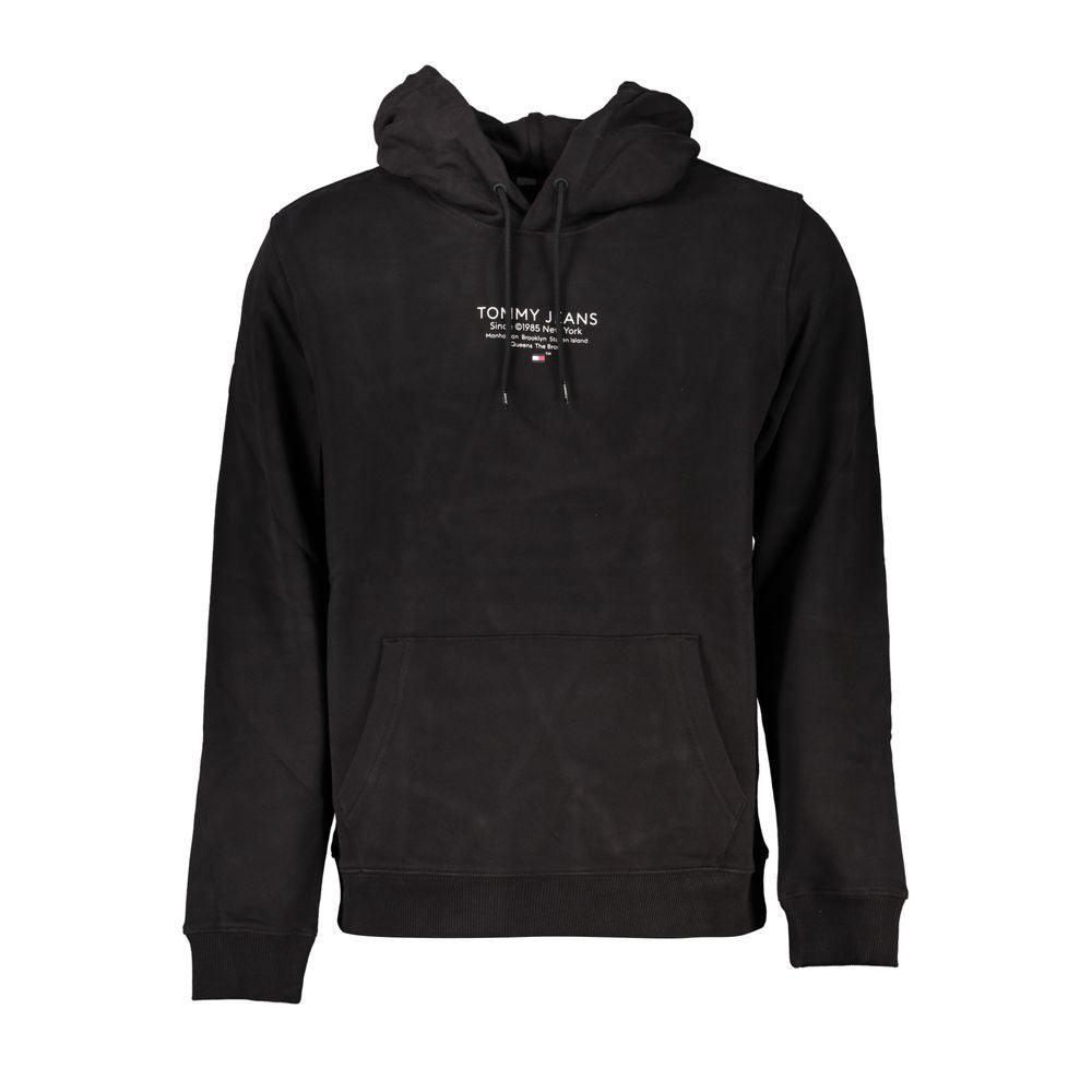 Tommy Hilfiger Schwarzer Baumwoll-Sweatshirt
