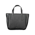 Calvin Klein Schwarze Damen-Handtasche aus Polyethylen