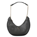 Guess Jeans Schwarze Damen-Handtasche aus Polyethylen