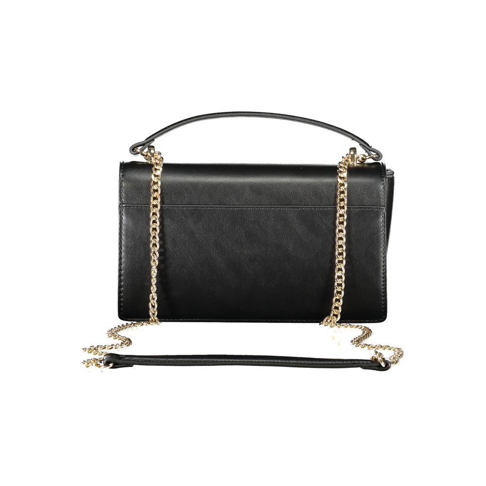 Mario Valentino Schwarze Schultertasche aus Polyurethan für Damen