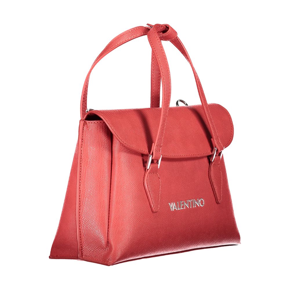 Mario Valentino Rote Damen-Handtasche aus Polyurethan