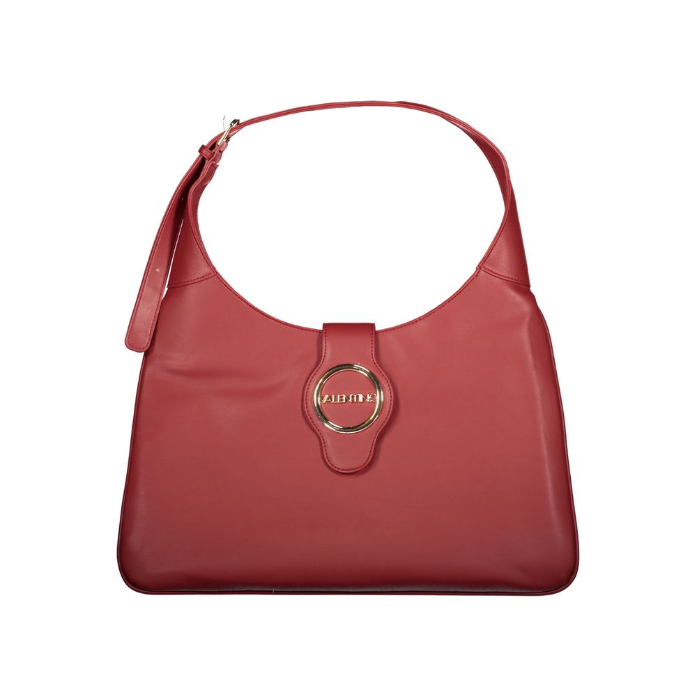 Mario Valentino Rote Damen-Handtasche aus Polyurethan