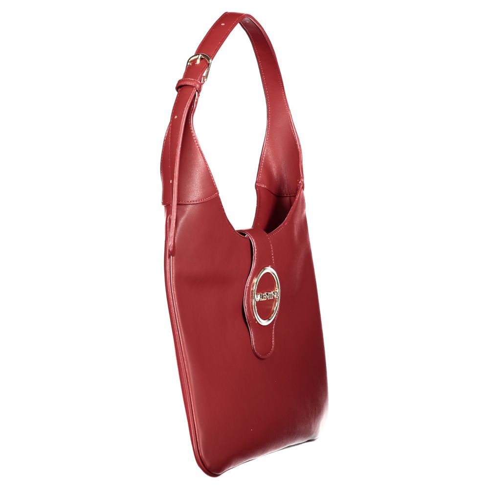 Mario Valentino Rote Damen-Handtasche aus Polyurethan