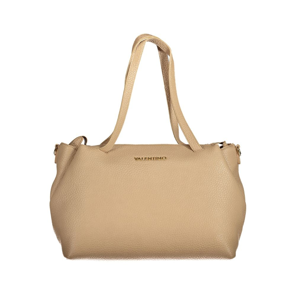 Mario Valentino Damen-Handtasche aus beigem Polyurethan