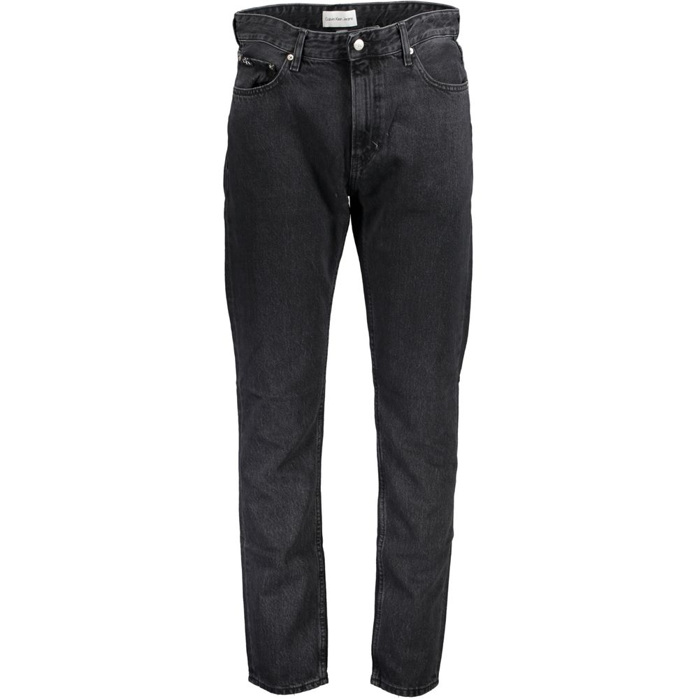 Calvin Klein Schwarze Baumwoll-Jeans aus Denim