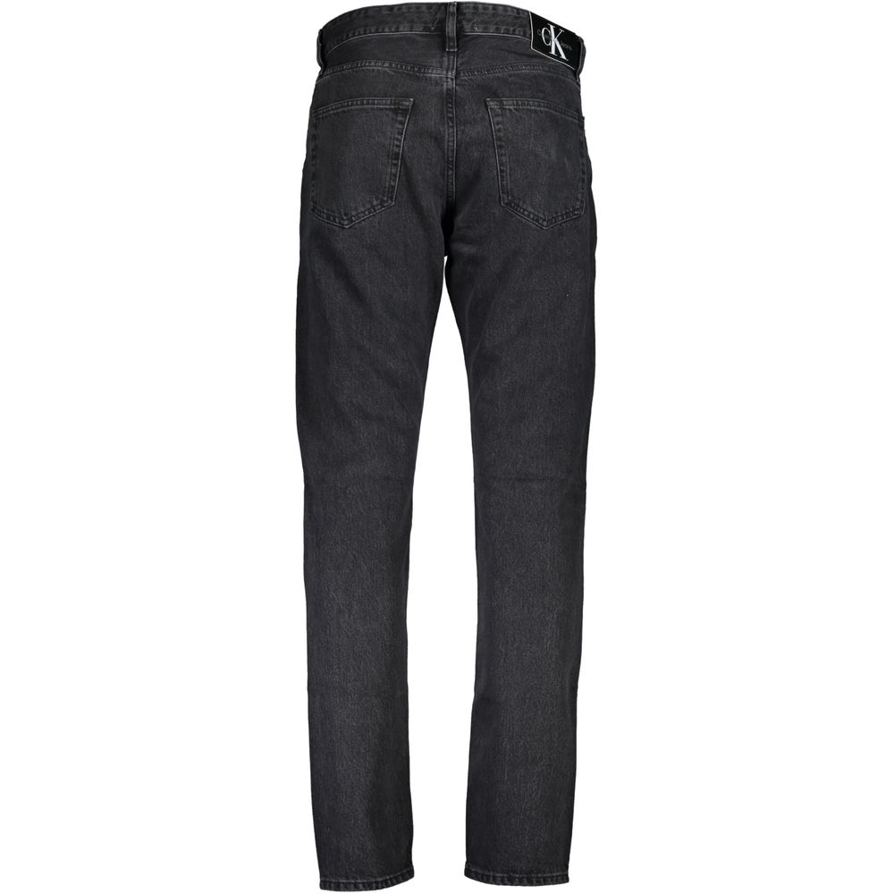 Calvin Klein Schwarze Baumwoll-Jeans aus Denim