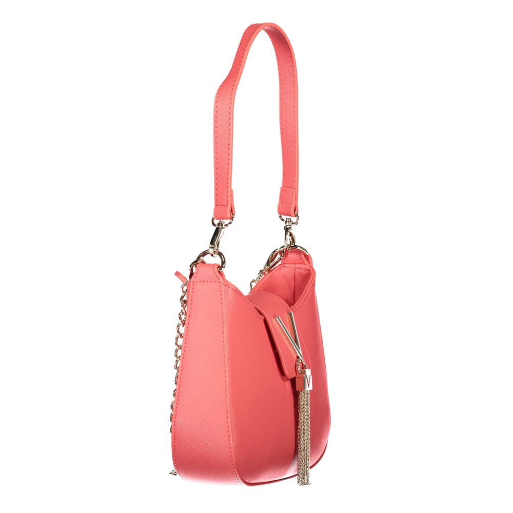 Mario Valentino Rosa Polyurethane Damen Handtasche