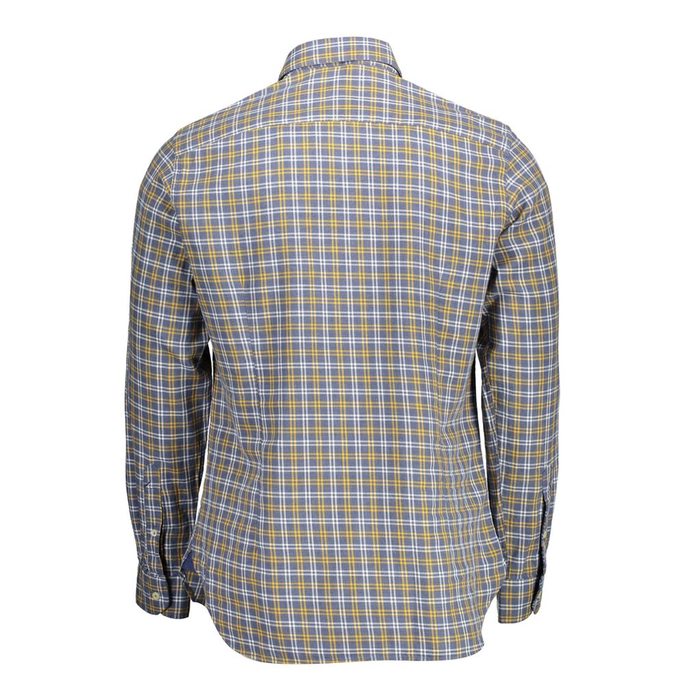 U.S. POLO ASSN. Herrenhemd aus blauer Baumwolle