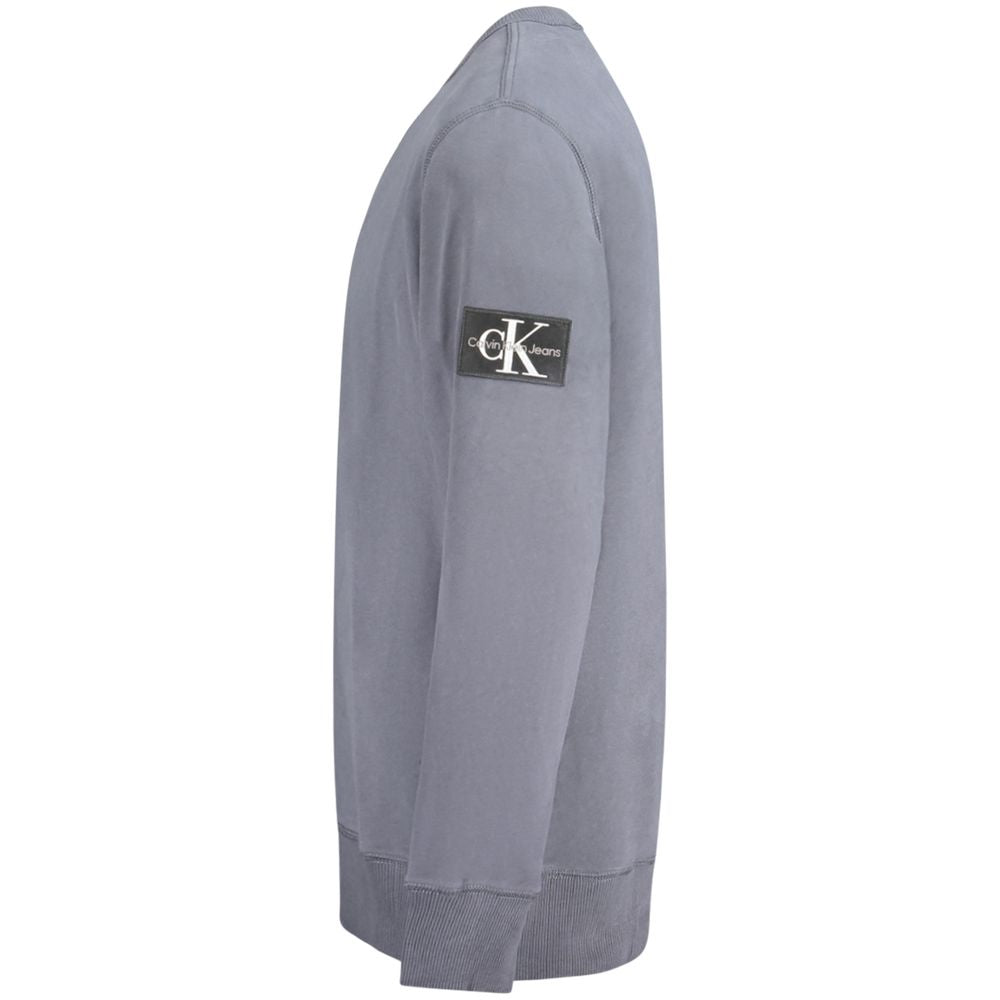 Calvin Klein Blauer Baumwollpullover für Herren