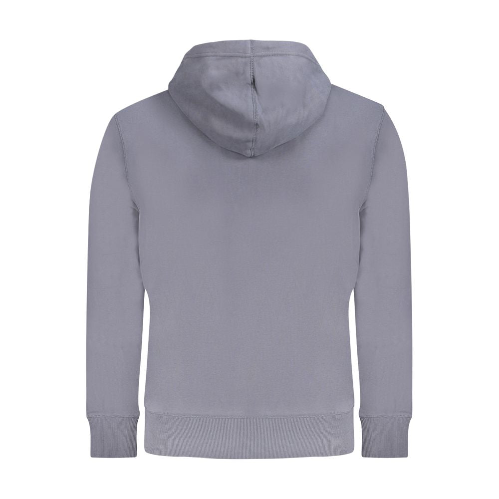 Calvin Klein Blaues Herren-Kapuzensweatshirt aus Baumwolle