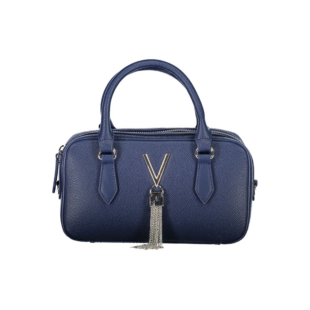 Mario Valentino Blaue Polyethylen-Handtasche