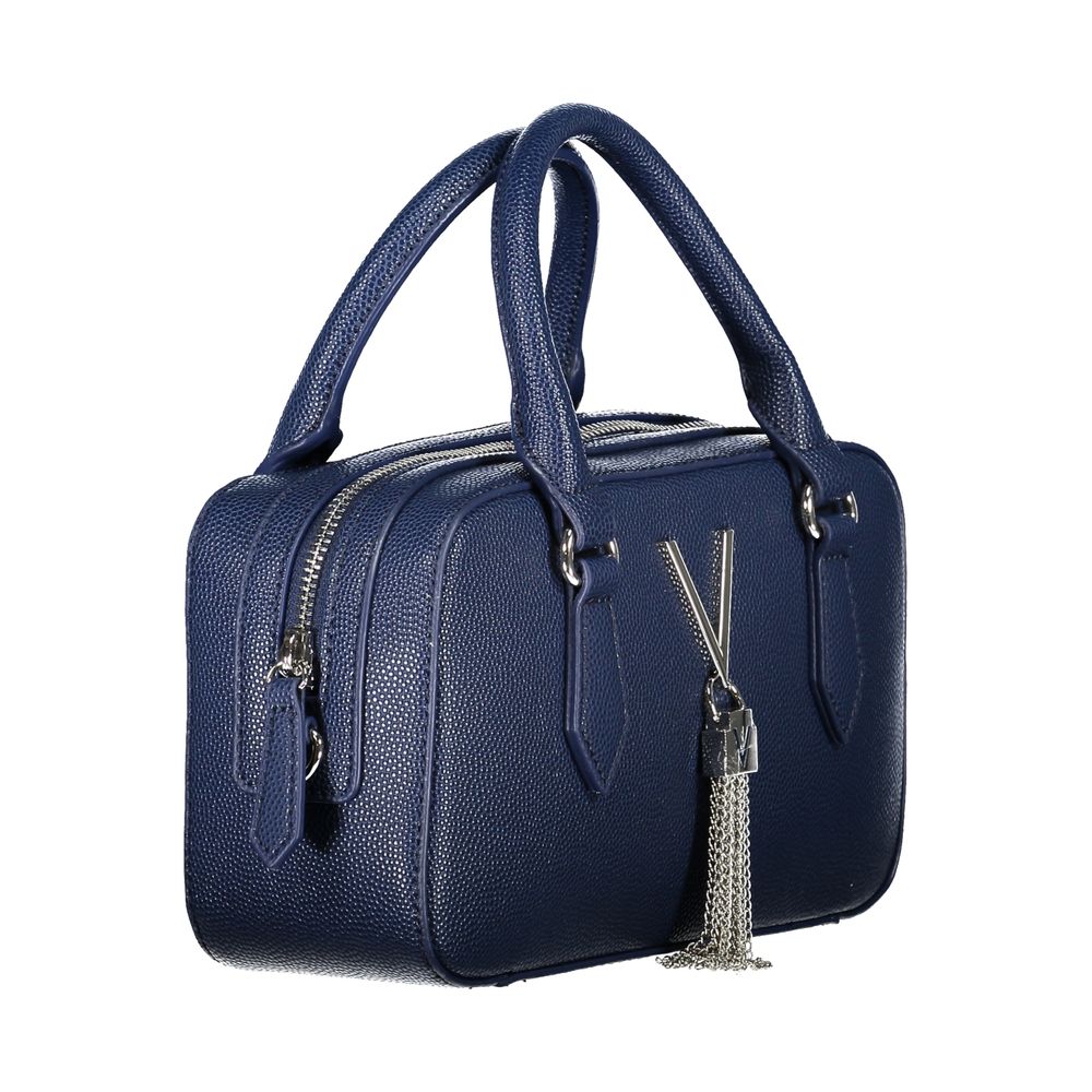 Mario Valentino Blaue Polyethylen-Handtasche