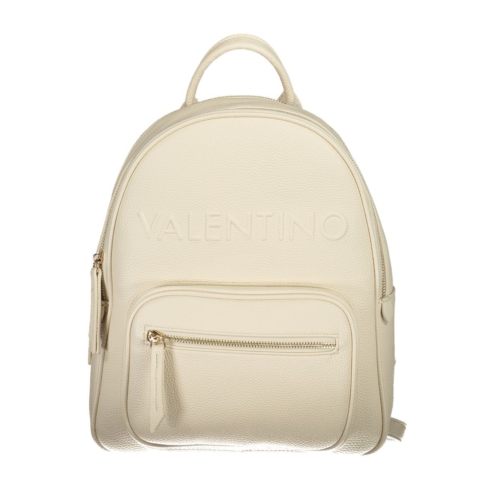 Mario Valentino Beige Polyurethan Damenrucksack