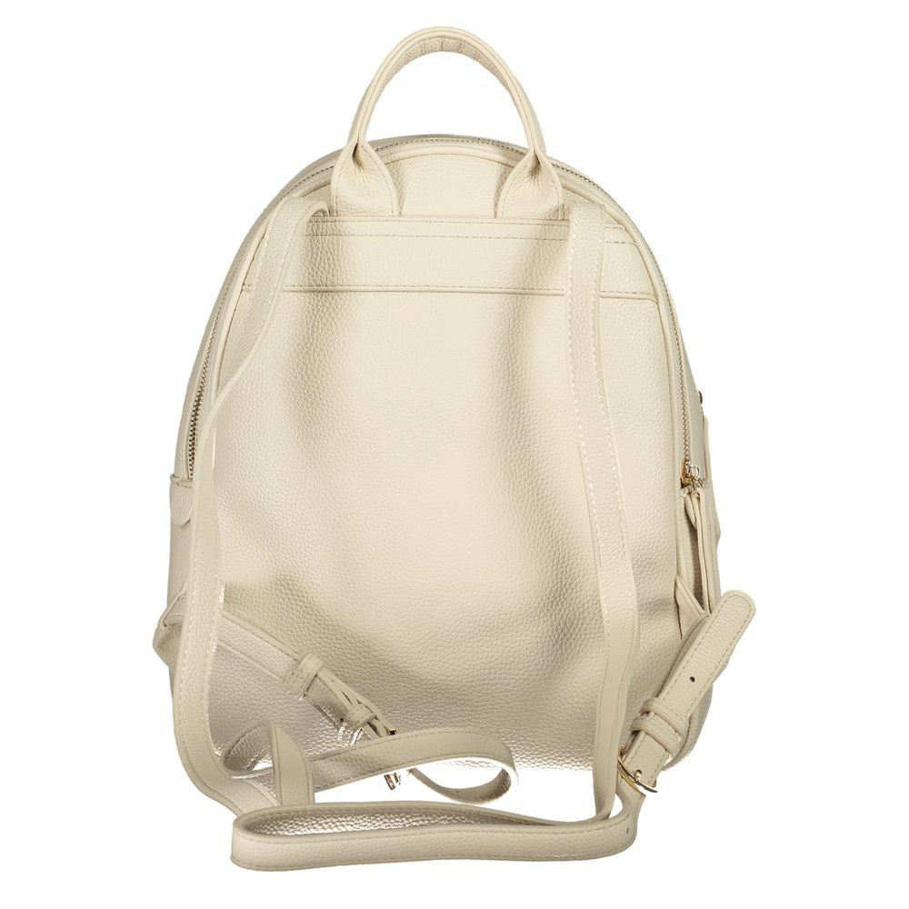 Mario Valentino Beige Polyurethan Damenrucksack