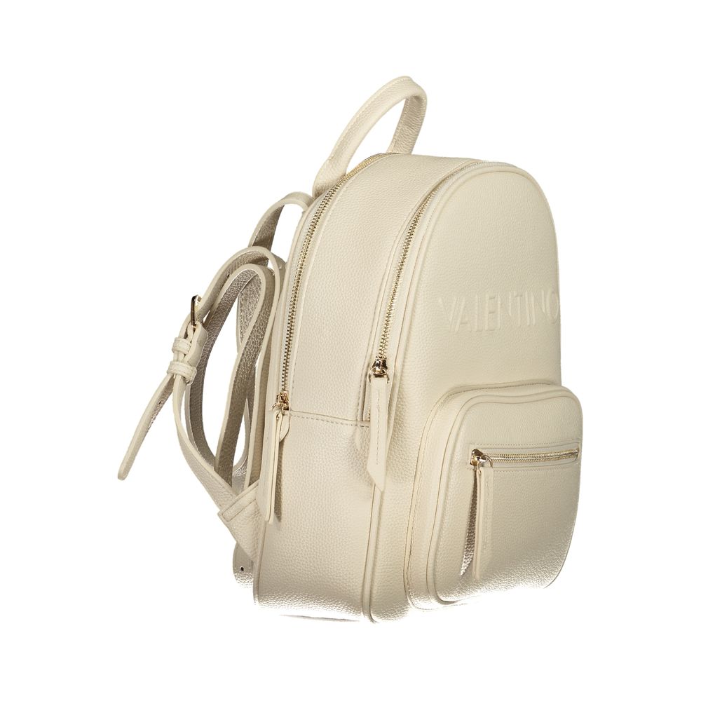 Mario Valentino Beige Polyurethan Damenrucksack
