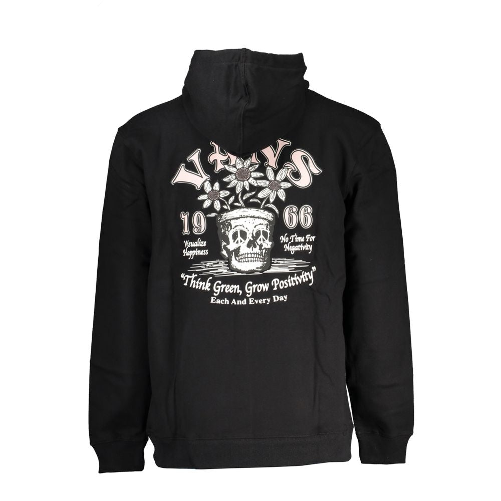 Vans Schwarzes Herren-Kapuzensweatshirt aus Baumwolle