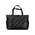 Mario Valentino Schwarze Damen-Handtasche aus Polyurethan