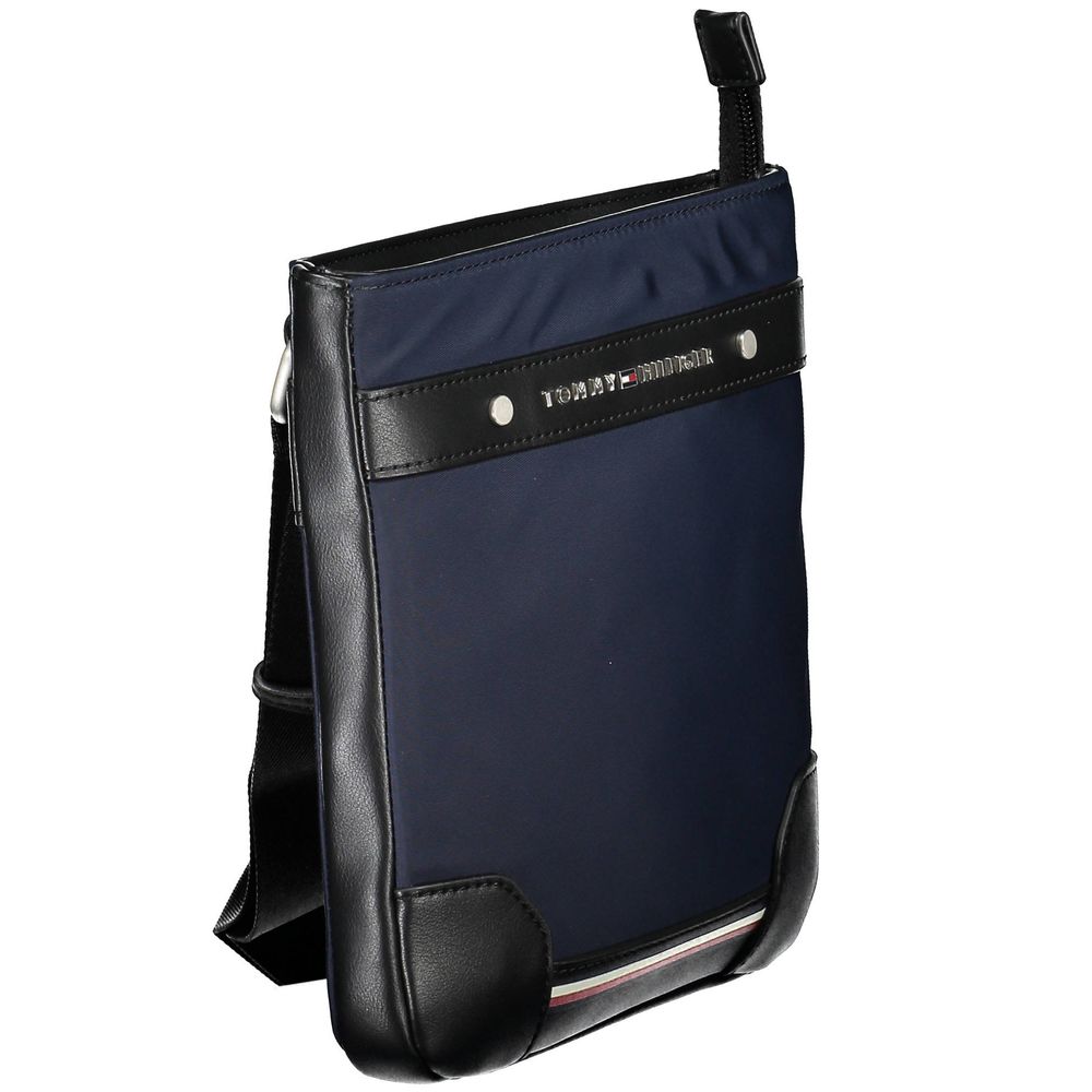 Tommy Hilfiger Blaue Schultertasche aus Polyester
