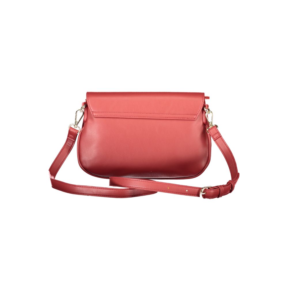 Mario Valentino Damenhandtasche aus rotem Polyurethan
