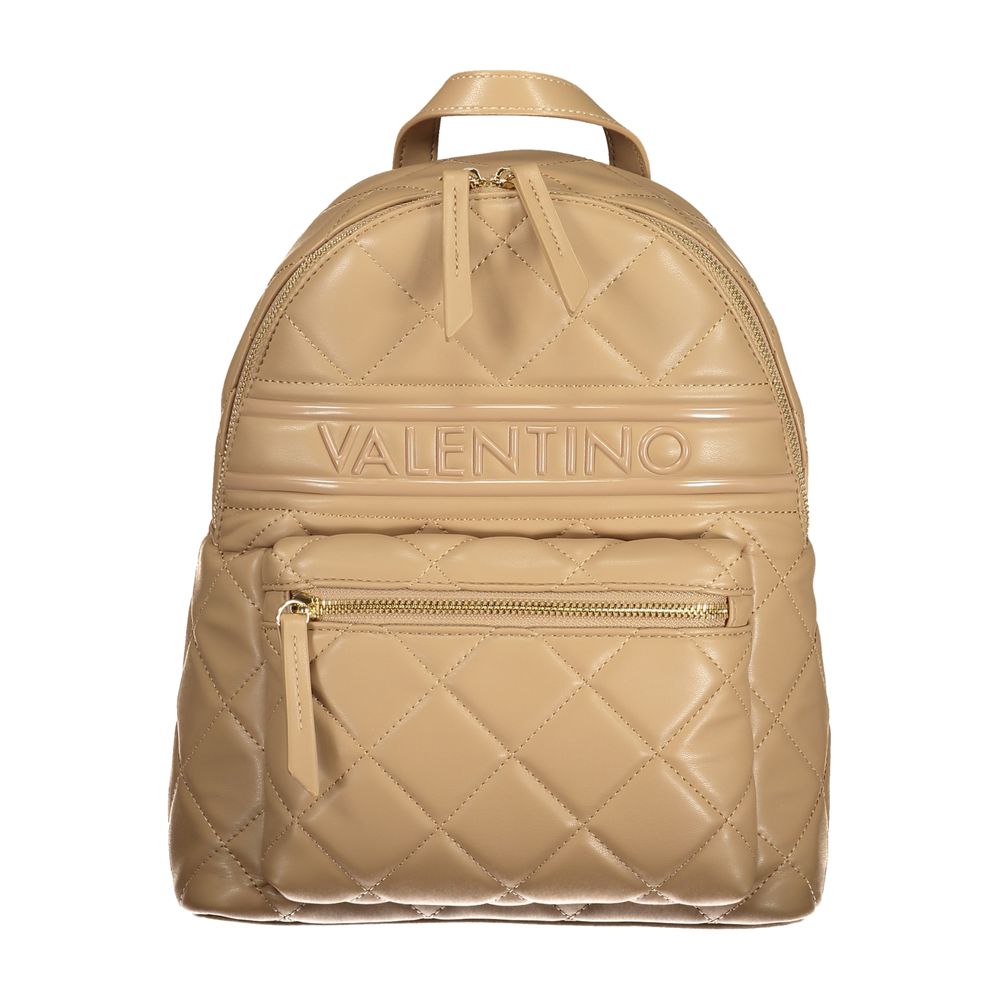 Mario Valentino Beige Polyurethan Damenrucksack