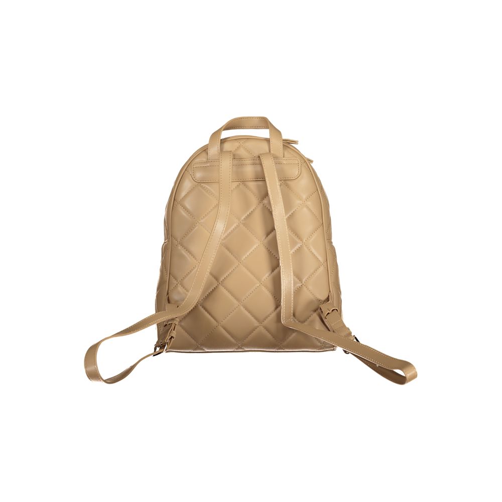 Mario Valentino Beige Polyurethan Damenrucksack