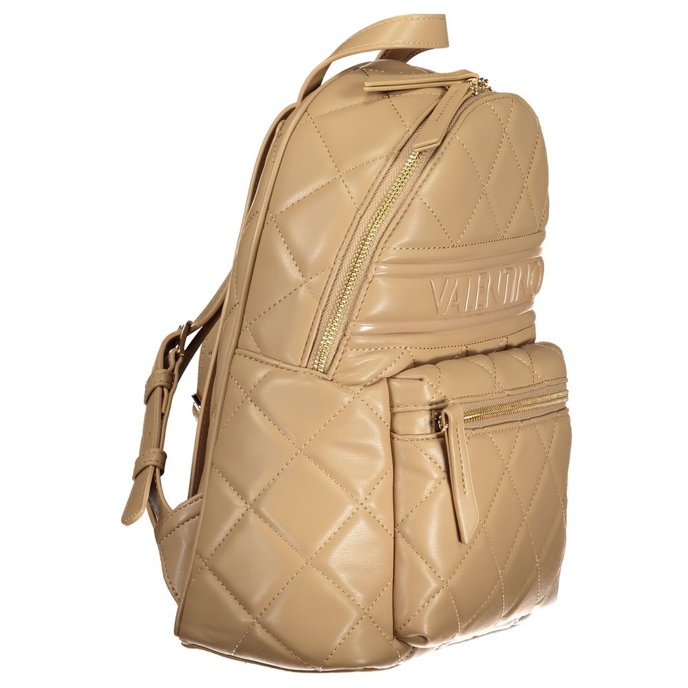 Mario Valentino Beige Polyurethan Damenrucksack