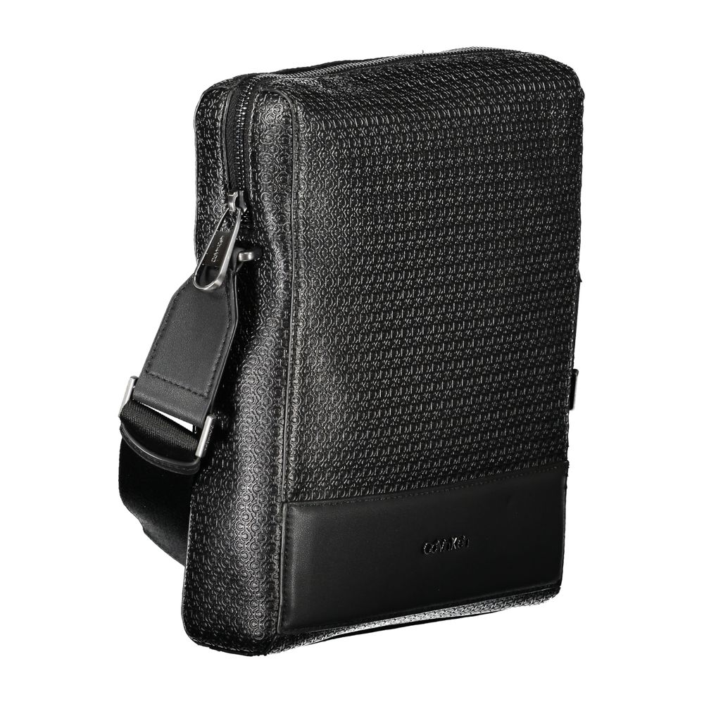 Calvin Klein Schwarzes Leder Portemonnaie
