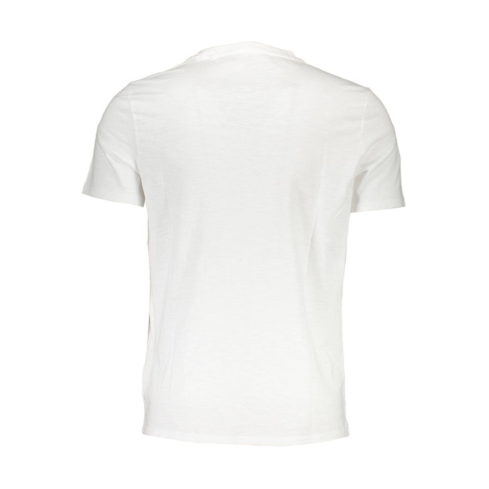 Guess Jeans Bianco Baumwoll-T-Shirt für Herren