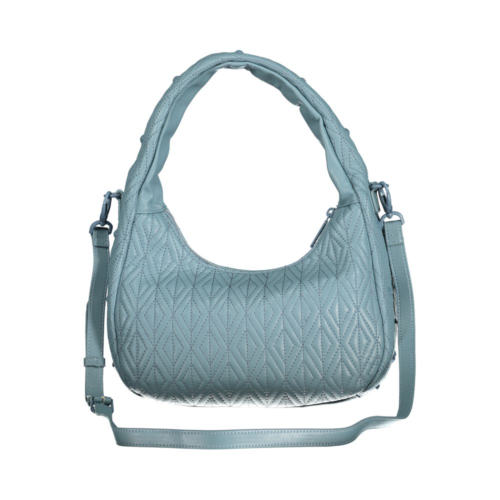 Mario Valentino Blaue Schultertasche aus Polyurethan für Damen