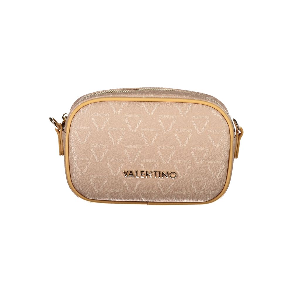 Mario Valentino Schultertasche aus Polyurethan in Beige für Damen