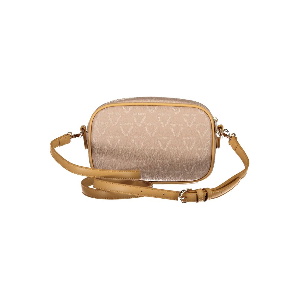 Mario Valentino Schultertasche aus Polyurethan in Beige für Damen
